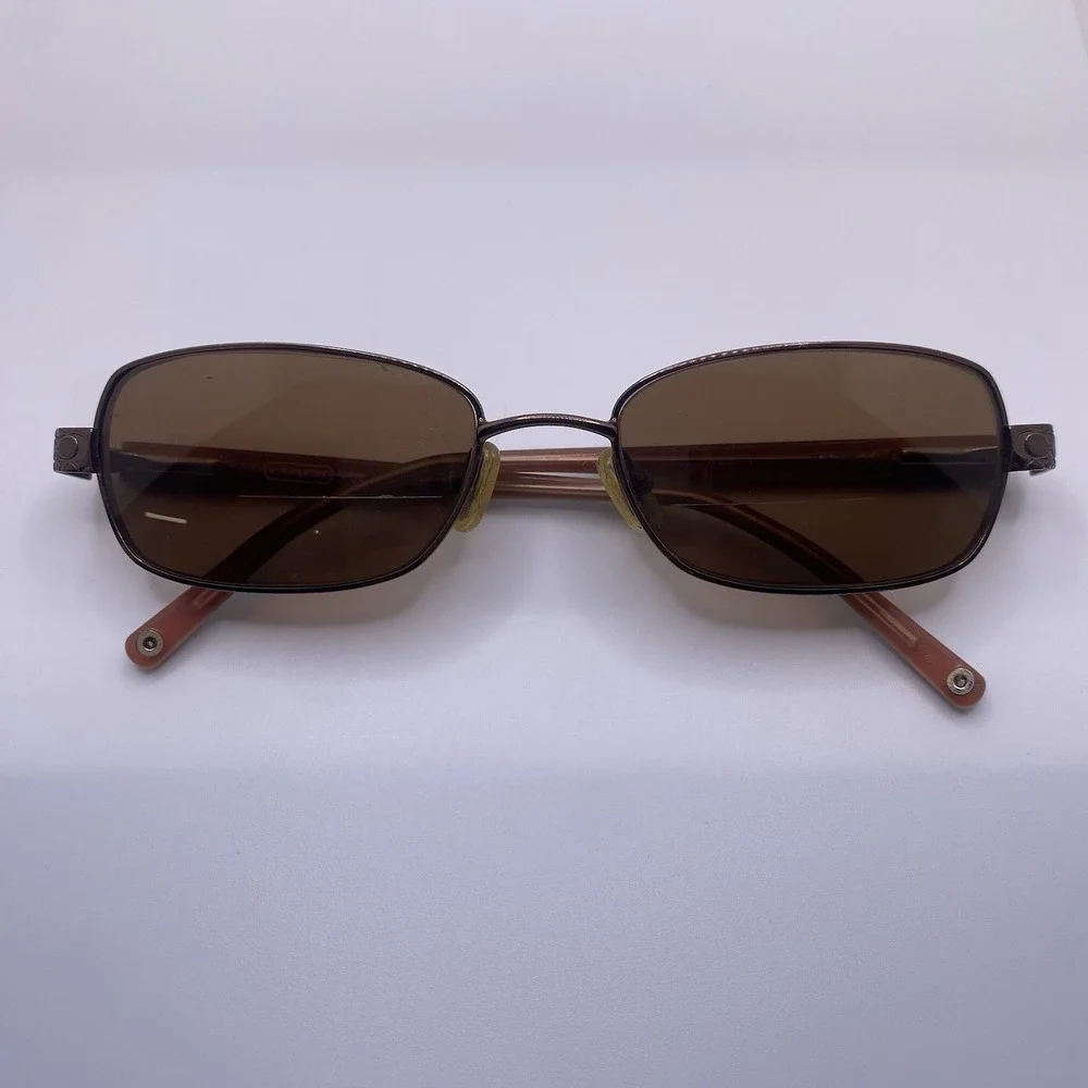 Coach Sunglasses Eyeglasses Women FRAME ONLY Tonie Rectangular 51-17-130 Tan 845